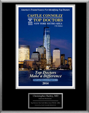 Castle Connolly’s List of 2014 Top Doctors, Featuring Dr. Barley