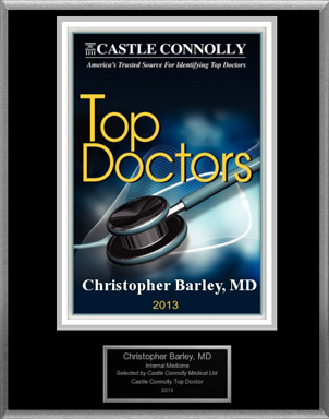 Christopher Barley, MD Named A 2013 Castle Connolly Top Doctor
